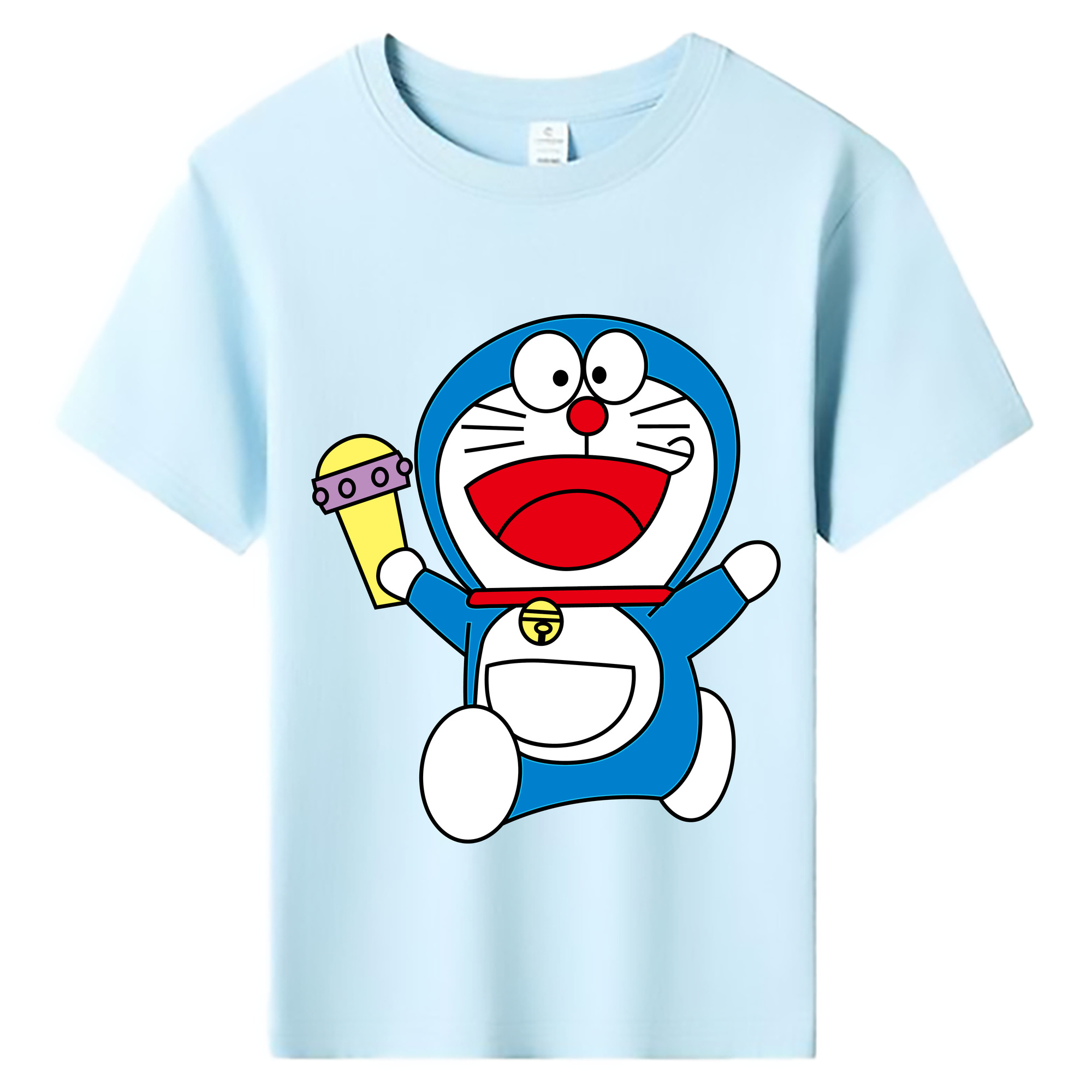 （画像用） ドラえもん Doraemon 綿100％キッズTシャツ（フロントプリント）